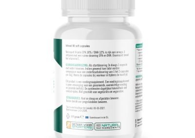 Natusport visolie omega 3 productinformatie
