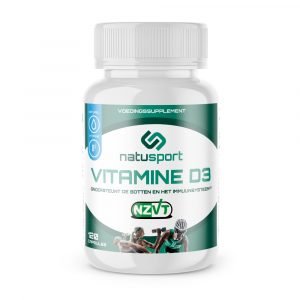 NatuSport Vitamine D3 vooraanzicht van het potje