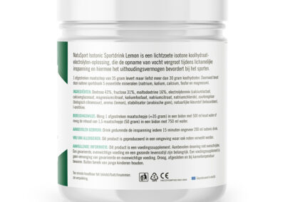 Isotonic Sportdrink lemon 400 gram